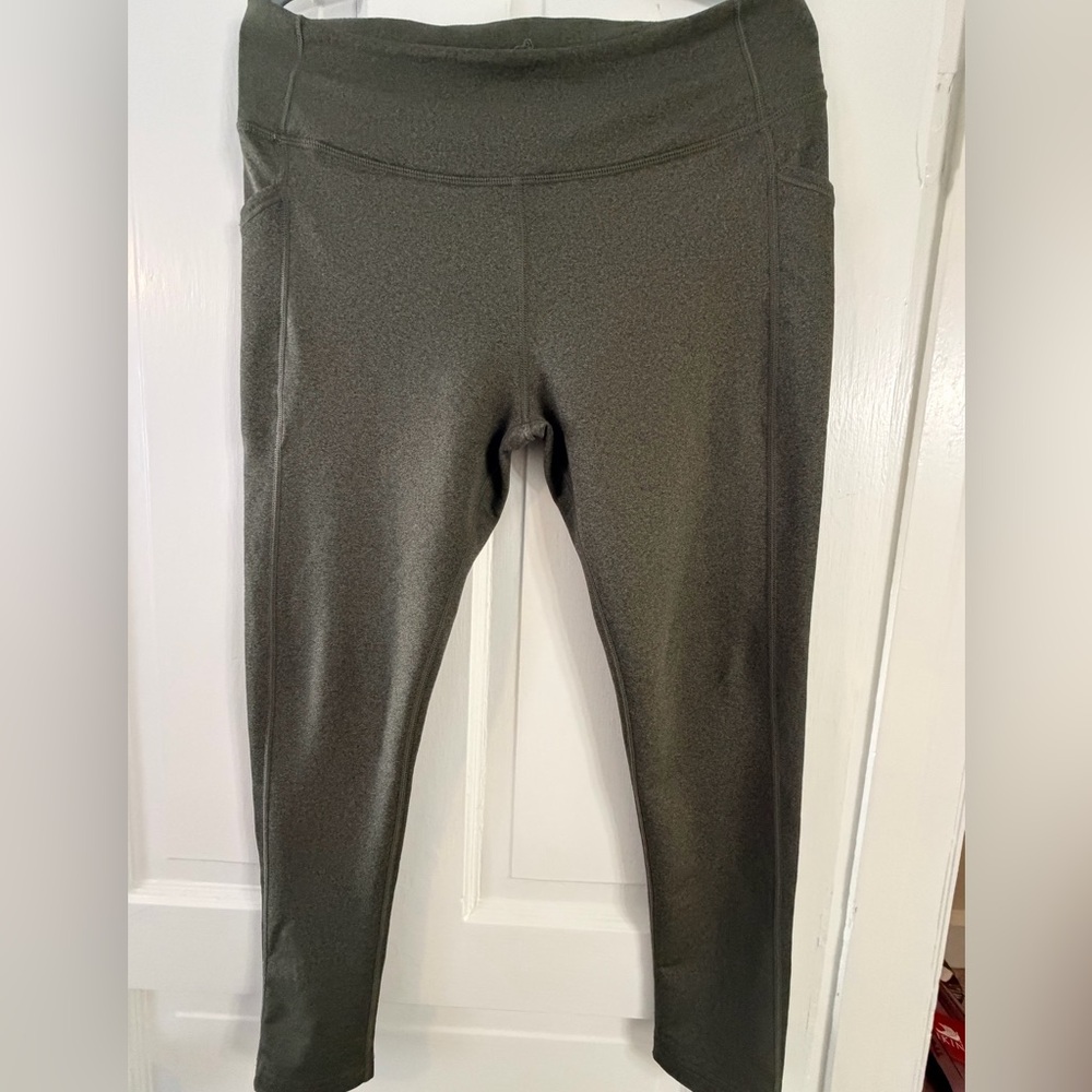 McKenna Olive Green Pocket Leggings